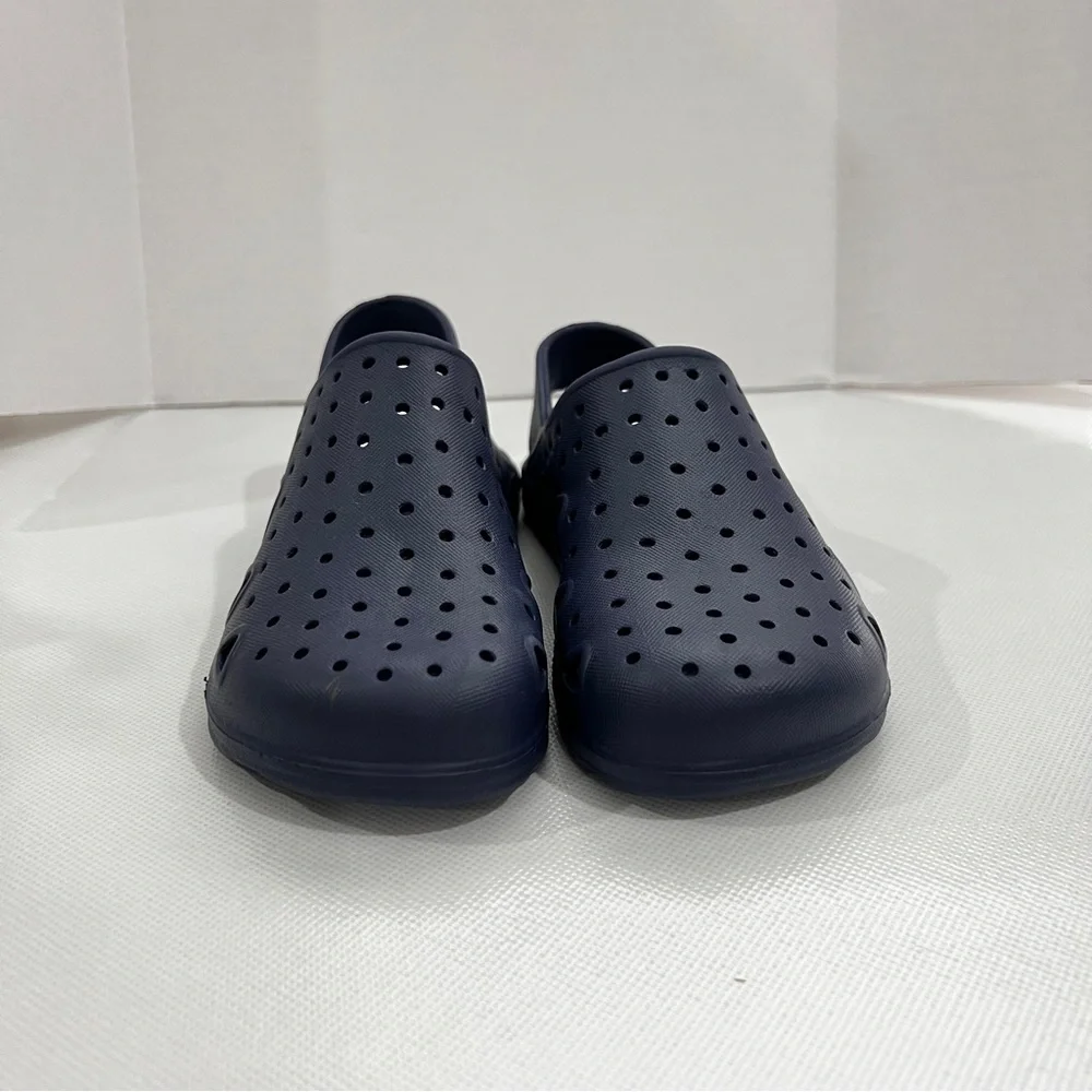 Totes Kids Solobounce Perforated Sandals Navy Blue Slip-On Clogs Kids Size 9-10